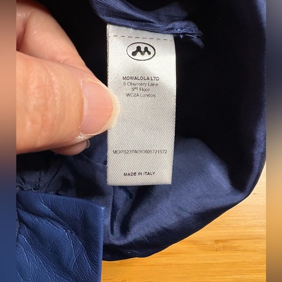 EUC Mowalola-True Blue faux leather pants. Size XS - Picture 9 of 12